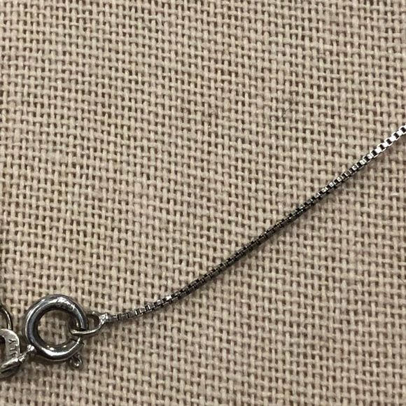 Vintage Marcasite Sterling Silver Cross On Box Chain Necklace 20” - Picture 7 of 7